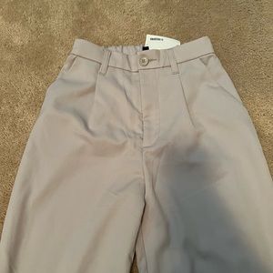 Tan beige h&m trouser pants